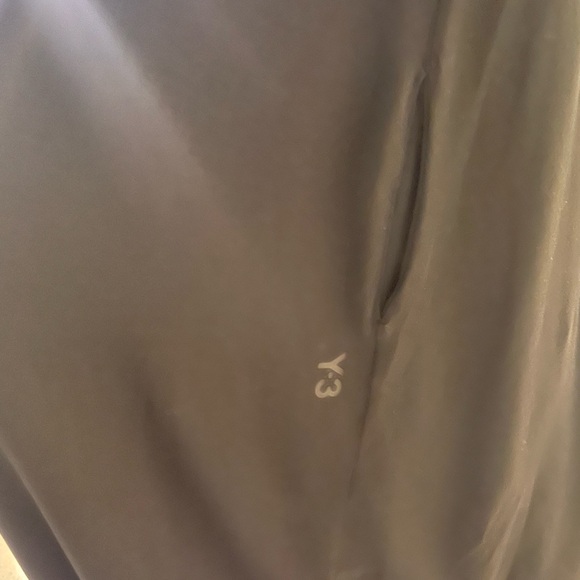 Y-3 Blue Long Sleeve Mock Neck Gown - Picture 4 of 8